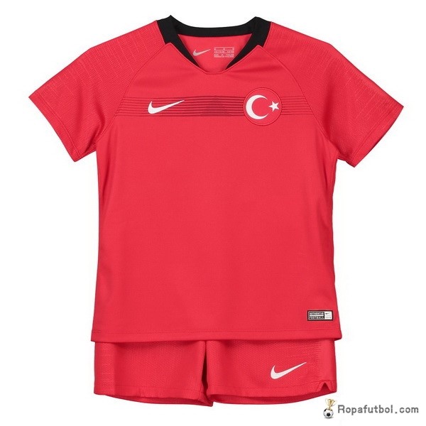 Camiseta Turquía Replica Primera Ropa Niños 2018 Rojo